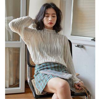 Sheer Blouse Off-white - One Size