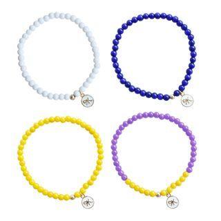Bubble Bead Charm Bracelet