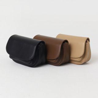 Pocket-front Flap Crossbody Bag