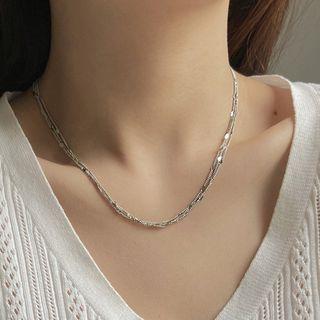 Alloy Choker Choker - Silver - One Size