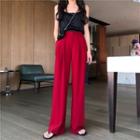 Spaghetti Strap Top / Straight-fit Pants