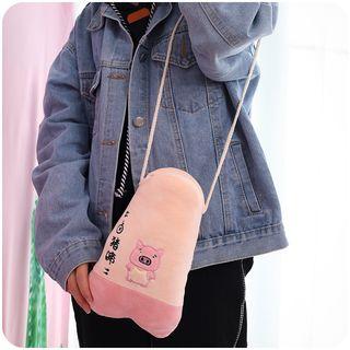 Pig-accent Crossbody Bag