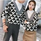 Couple Matching Patterned Sweater / Pants / Mini Skirt