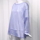 Plain Short-sleeve T-shirt / Crew-neck Long-sleeve Mesh Top / Shorts