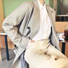 Peaked-lapel Longline Blazer