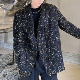 Glittered Fringe Blazer
