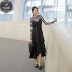 Spaghetti-strap Ruffled Long Tiered Dress