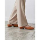 Square-toe Mules