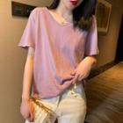 Short-sleeve Loose T-shirt In 7 Colors