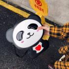 Faux-leather Panda Cross Bag
