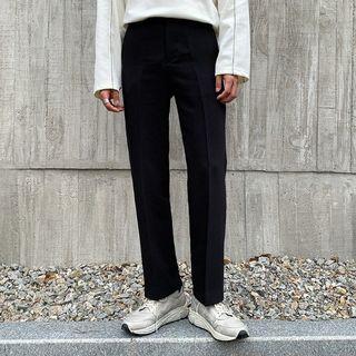 Stitched Loose-fit Dress Pants