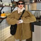 Button Jacket Khaki - One Size