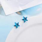 Star Stud Earring Blue - One Size