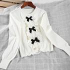 Long-sleeve Ruffle Sweater