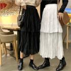 Two Layered Ruched Skirt
