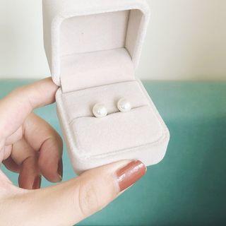 Freshwater Pearl Earring 1 Pair - 925silver - One Size