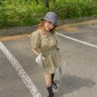 Square-neck Patch-pocket Jumpsuit