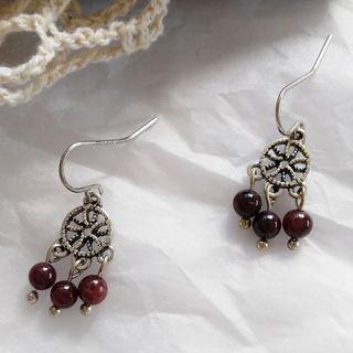 Bead Alloy Dream Catcher Dangle Earring