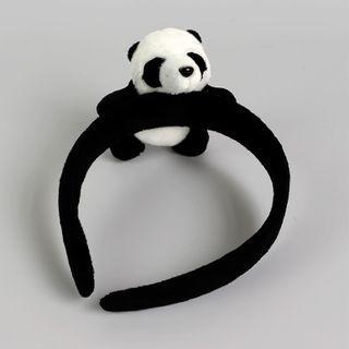 Fluffy Panda Accent Headband (various Designs)