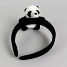 Fluffy Panda Accent Headband (various Designs)