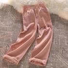 Lettering High Waist Loose Fit Jeans