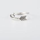 Arrow Open Ring Silver - One Size