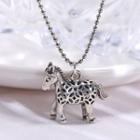 S925 Sterling Silver Small Horse Pendant Pendant - No Chain - One Size