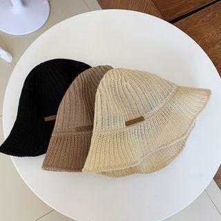 Plain Knit Fisherman Hat
