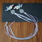 Retro Alloy Butterfly Fringed Hair Clip