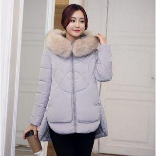 Flurry Trim Padded Coat