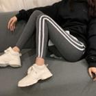 Striped-side Leggings