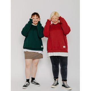 Letter-patched Pullover In 9 Colors