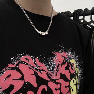 Couple Matching Dice Pendant Necklace As Shown In Figure - One Size