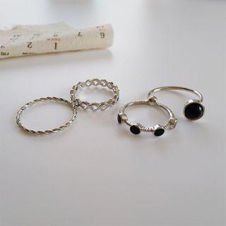 Set Of 4: Ring Set Of 4 - One Size