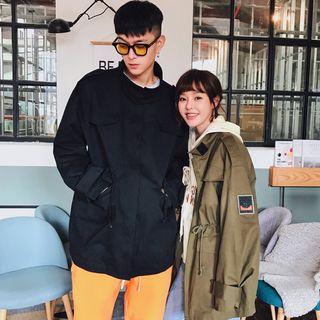 Couple Matching Drawstring Parka
