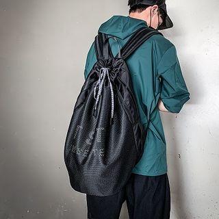 Drawstring Lettering Backpack