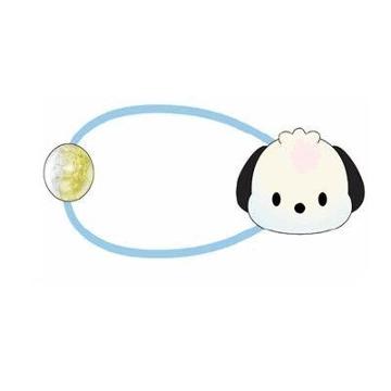 Daniel & Co. - Sanrio Pochacco Mascot Pony Tail Hair Tie 1 Pc