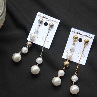 Faux Pearl Earring / Clip-on Earring