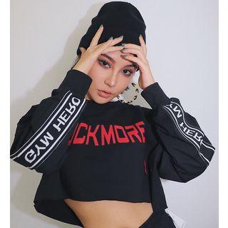 Lettering Crop Top