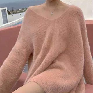 Fluffy Sweater Pink - One Size
