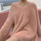 Fluffy Sweater Pink - One Size