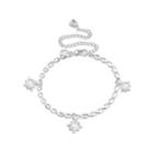 Fashion Simple Constellation Anklet Silver - One Size