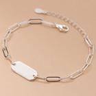 Tag Sterling Silver Bracelet S925 - 1 Pc - Silver - One Size