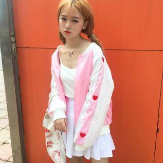 Embroidery Striped Jacket
