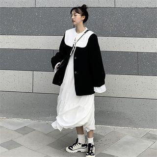 Blazer / Long-sleeve Midi Dress