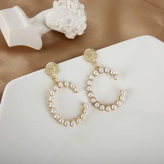 Beaded Earring 1 Pair - 925 Silver - Earrings - One Size