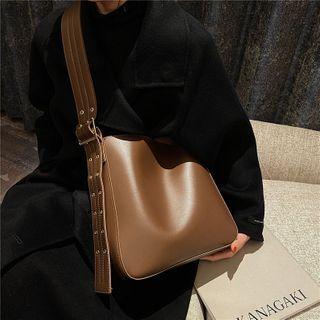 Plain Crossbody Bag With Zip Pouch