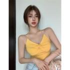 Halter Neck Twisted Camisole Top