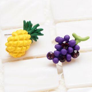 Non-matching Grapes & Pineapple Earring