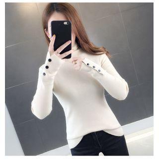 Long Sleeve Turtle Neck Top